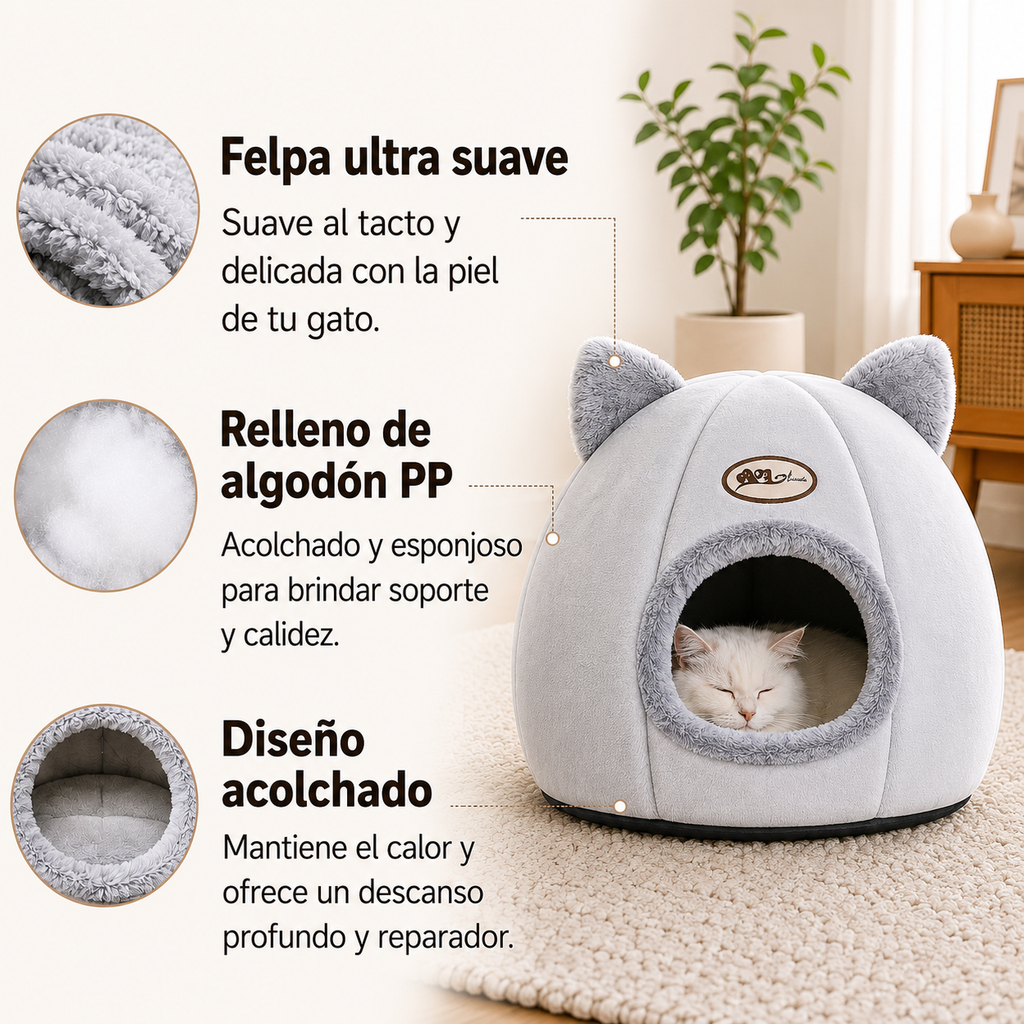 Cueva Antiestrés para Gatos